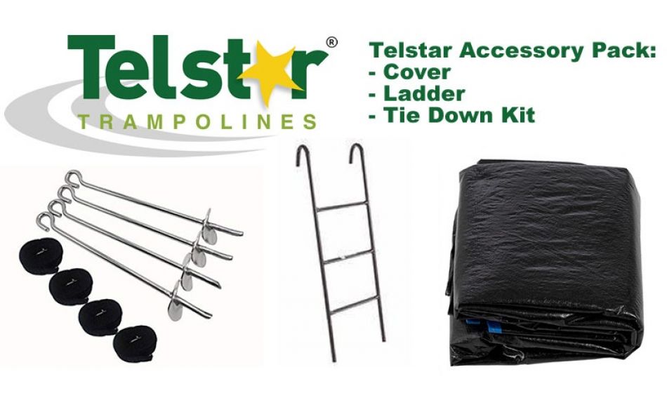 14ft Telstar Cover, Ladder and Tie Down Kit Packs